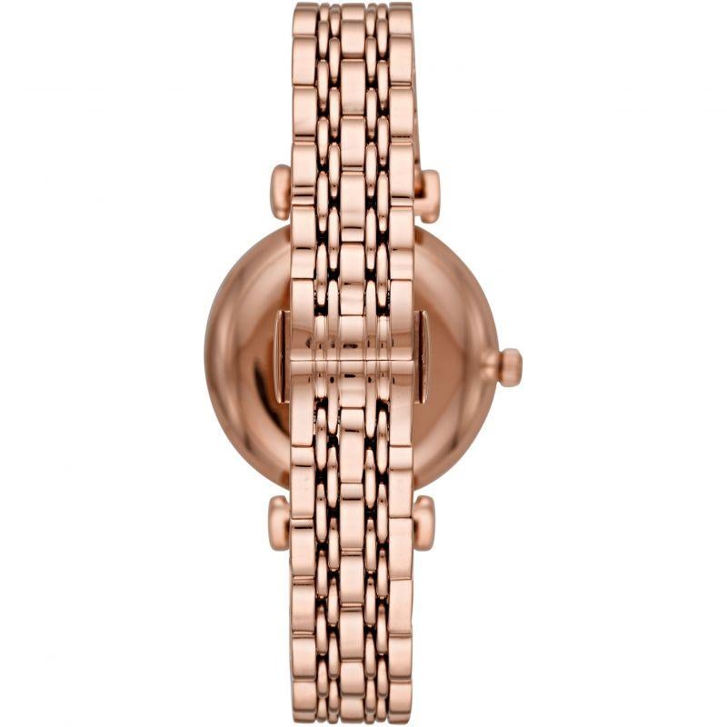 Emporio Armani Ladies Rose Gold Glitz Watch
