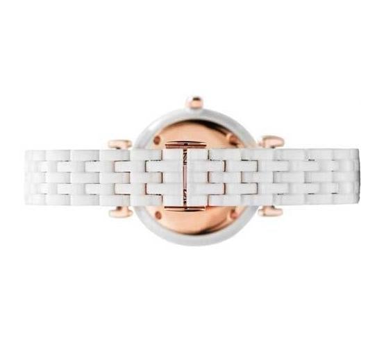 Emporio Armani Ladies White Watch