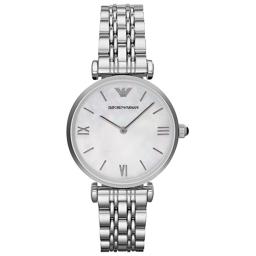 Emporio Armani Ladies Silver Watch