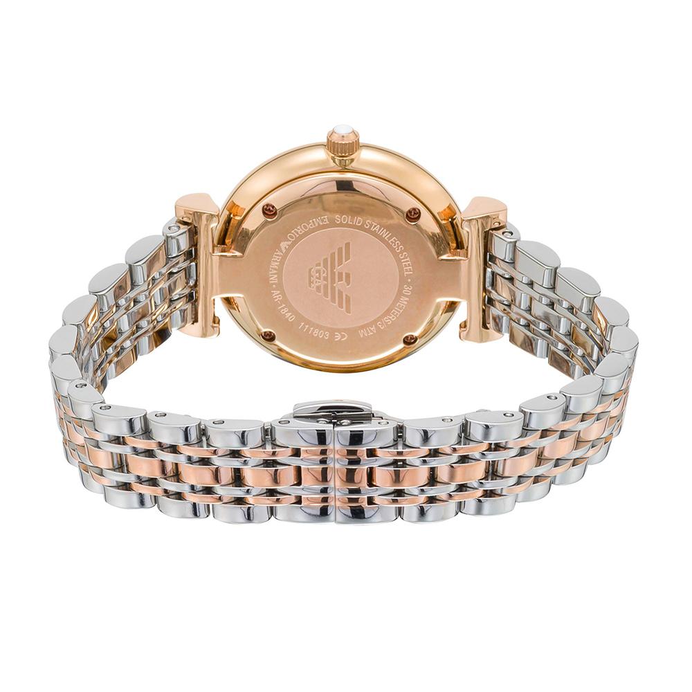 Emporio Armani Ladies Two Tone Watch