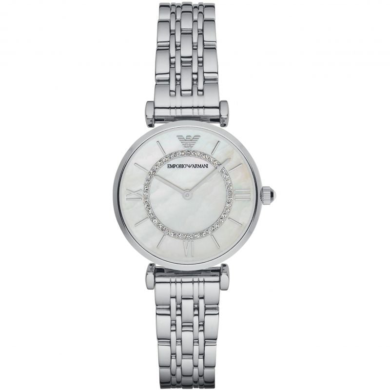 Emporio Armani Ladies Silver Watch