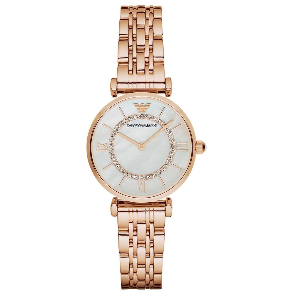 Emporio Armani Ladies Rose Gold Watch