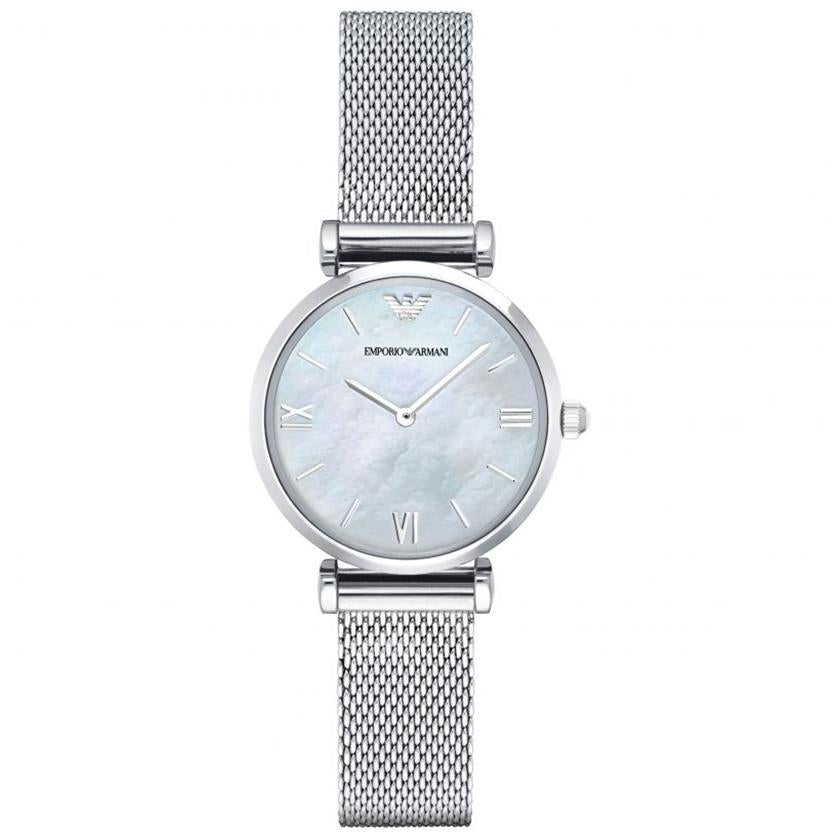 Emporio Armani Ladies Mother Of Pearl Watch