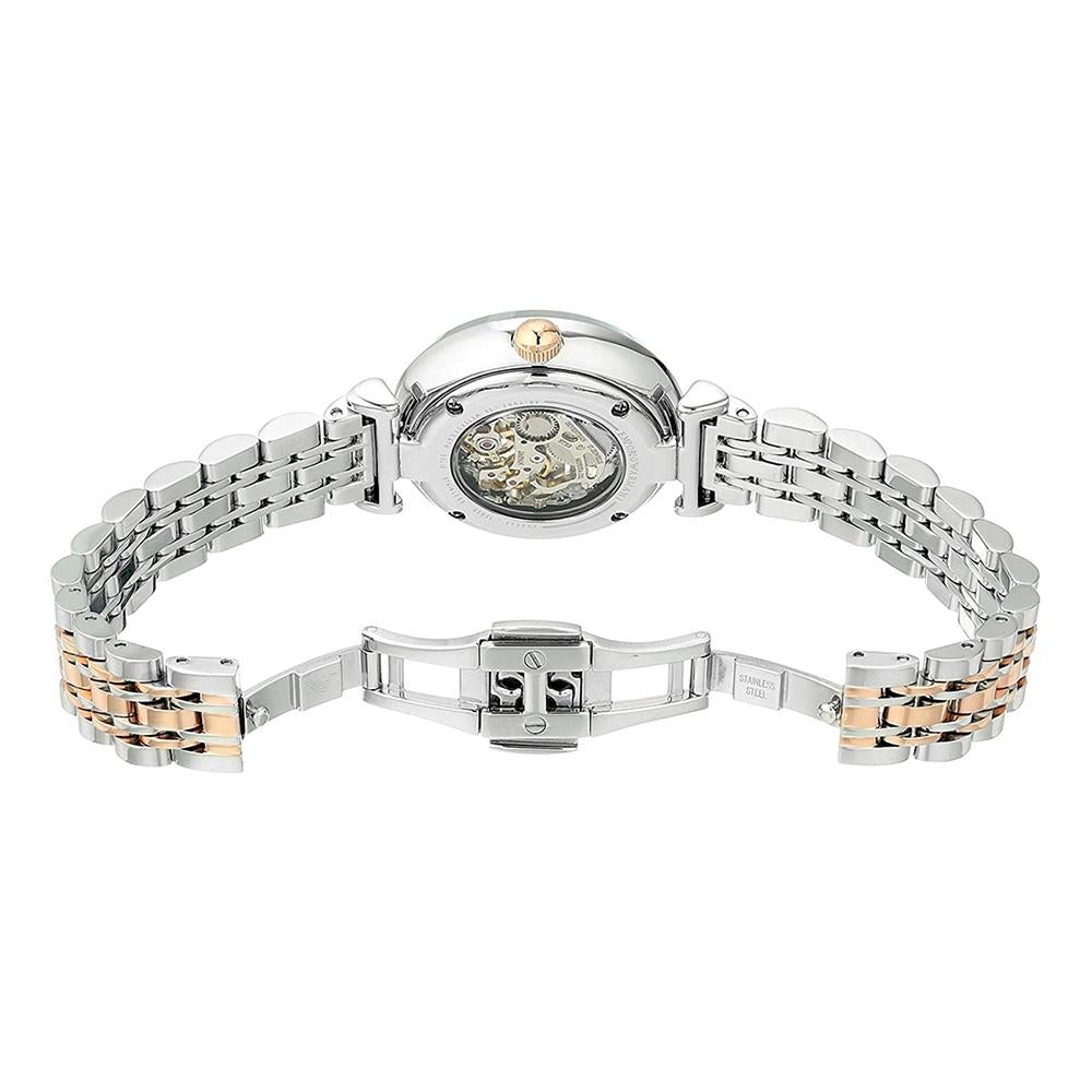 Emporio Armani Ladies Meccanico Rose Gold Watch