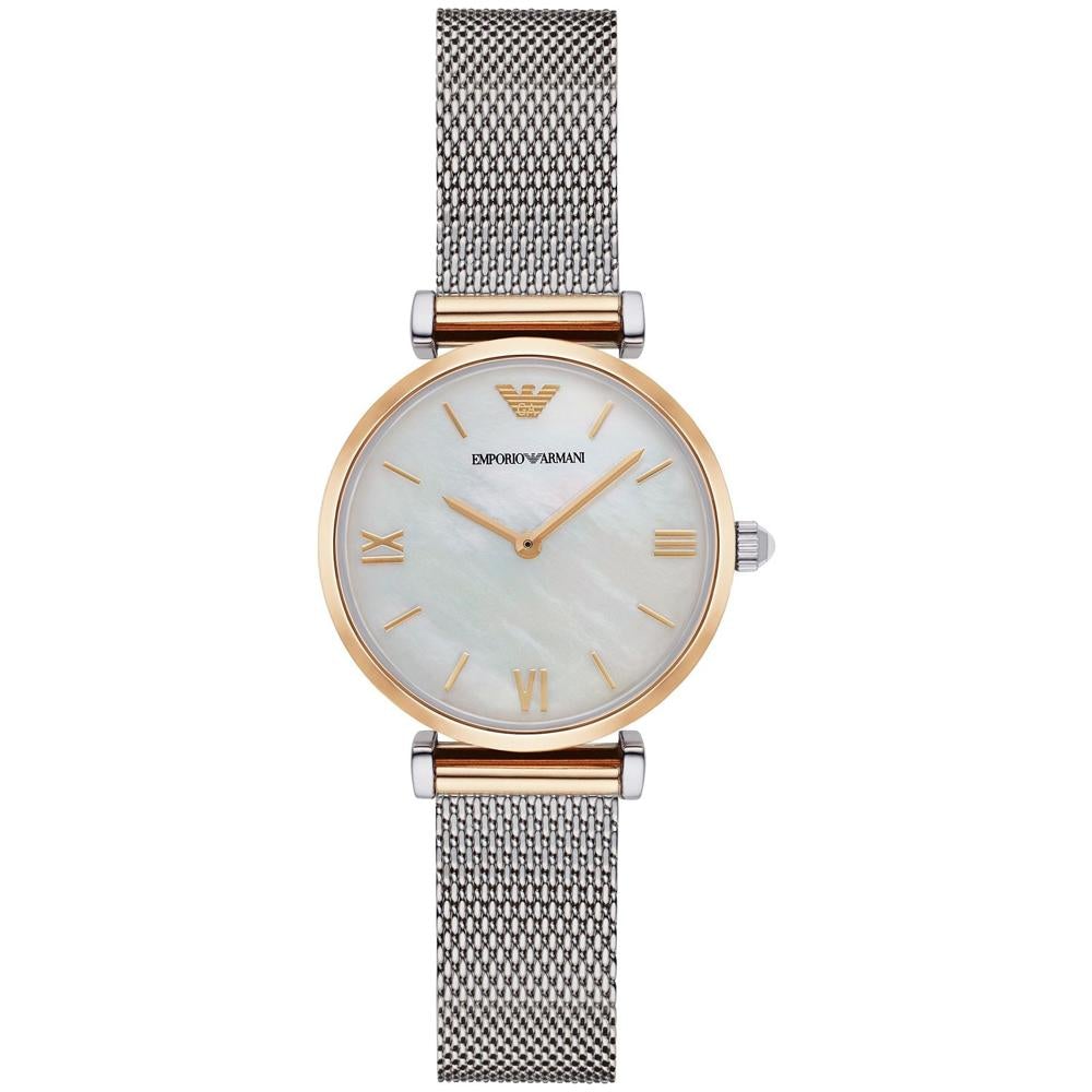 Emporio Armani Ladies Mother of Pearl Watch