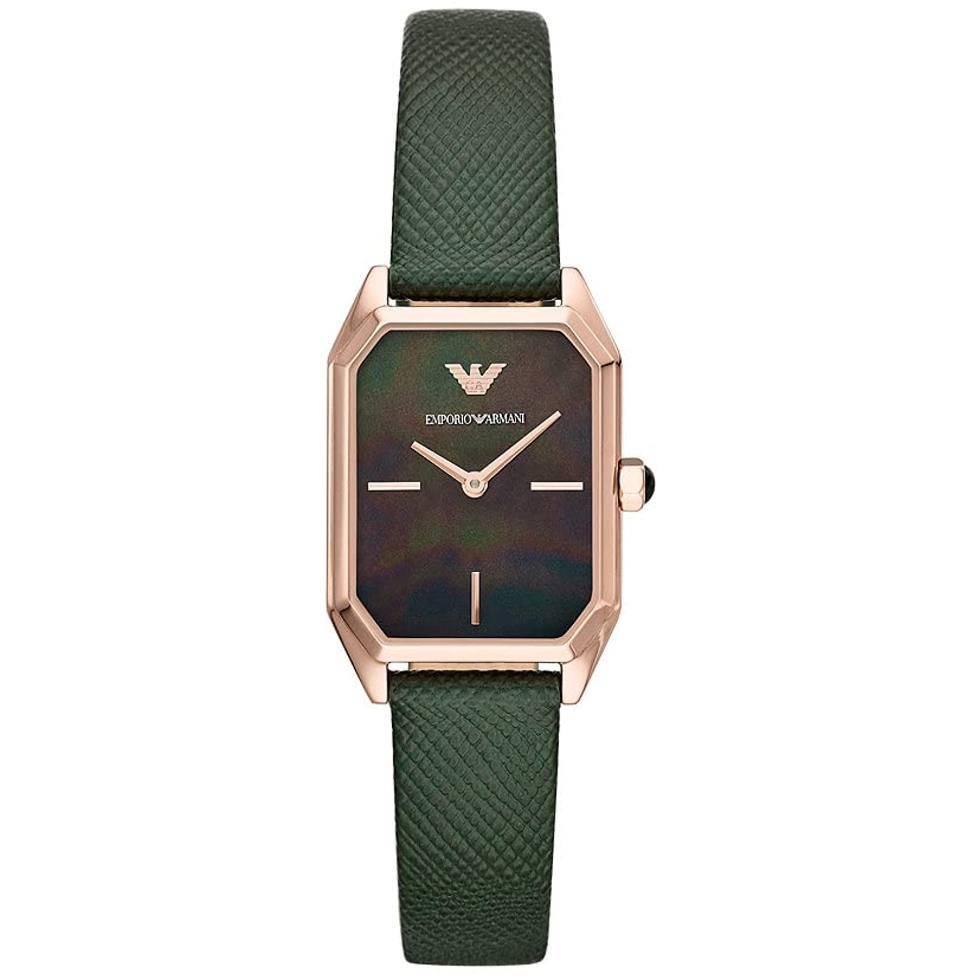 Emporio Armani Ladies Gioia Green Watch