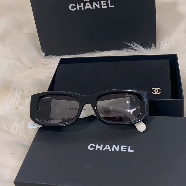 Fashion Rectangle Acetate Sunglasses