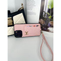 Luxury Four Colors Card Bag iPhone Case