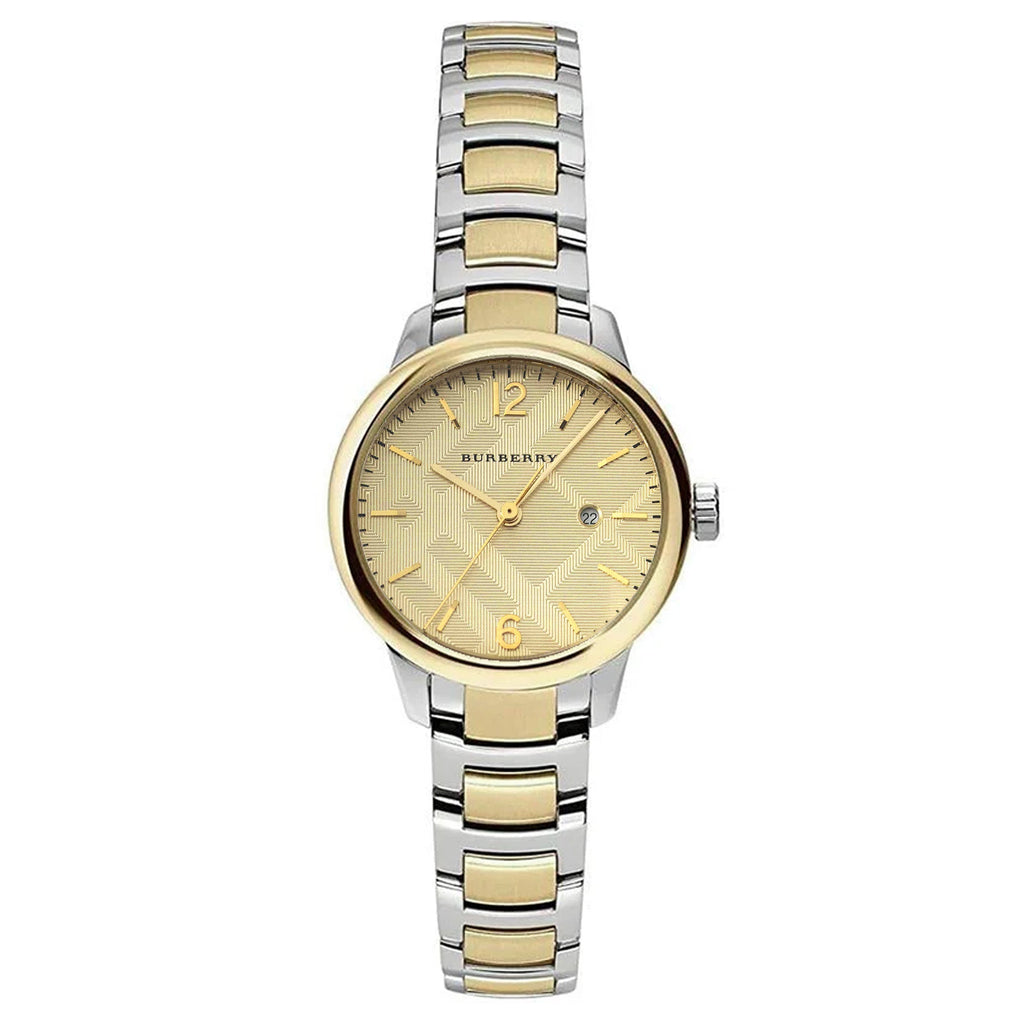 Burberry Ladies Classic Gold 32mm Watch