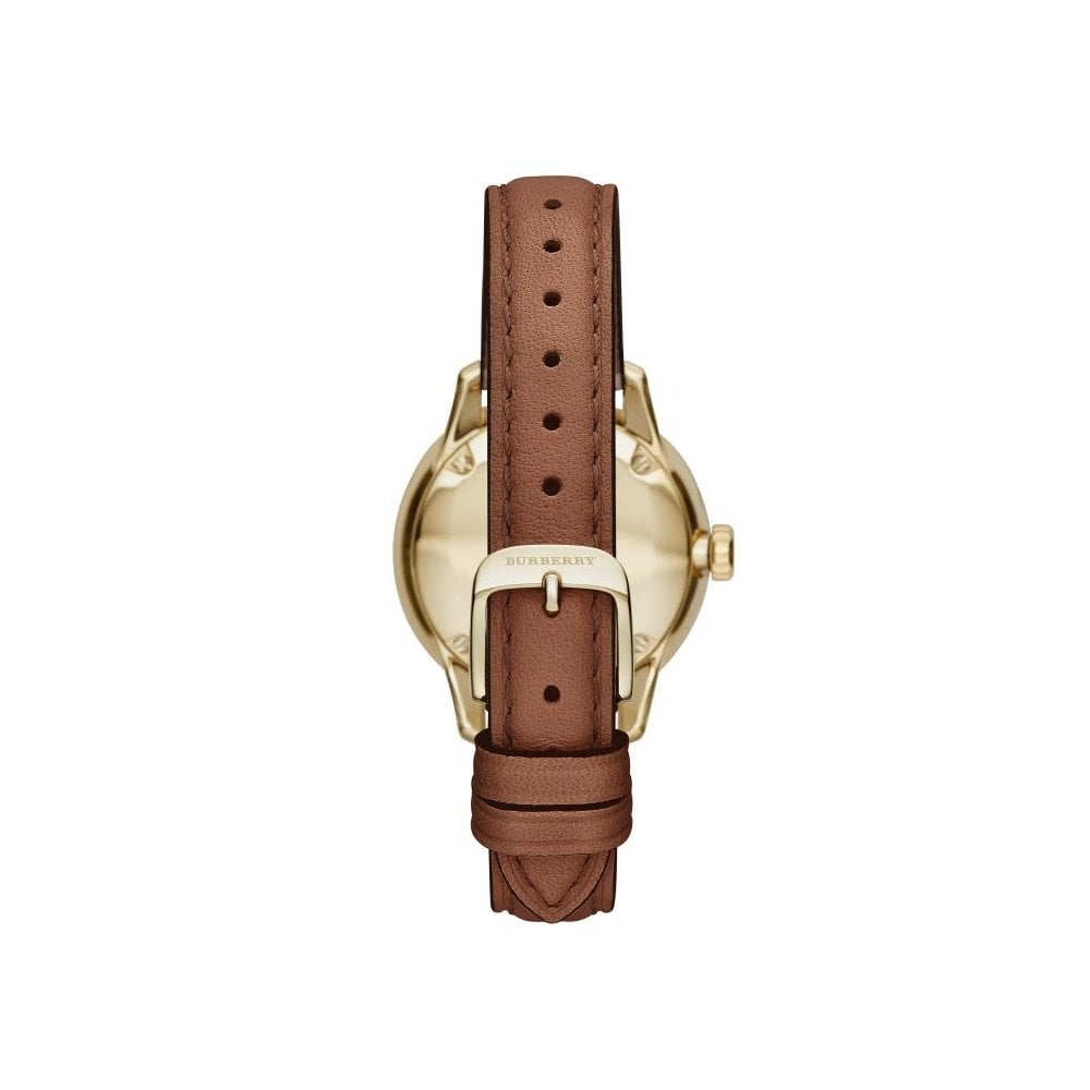 Burberry The Classic Ladies Gold Brown Watch