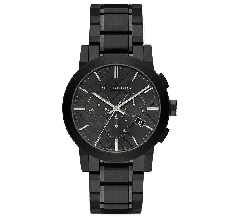 Burberry Men's Chronograph The City Black PVD 42mm Watch