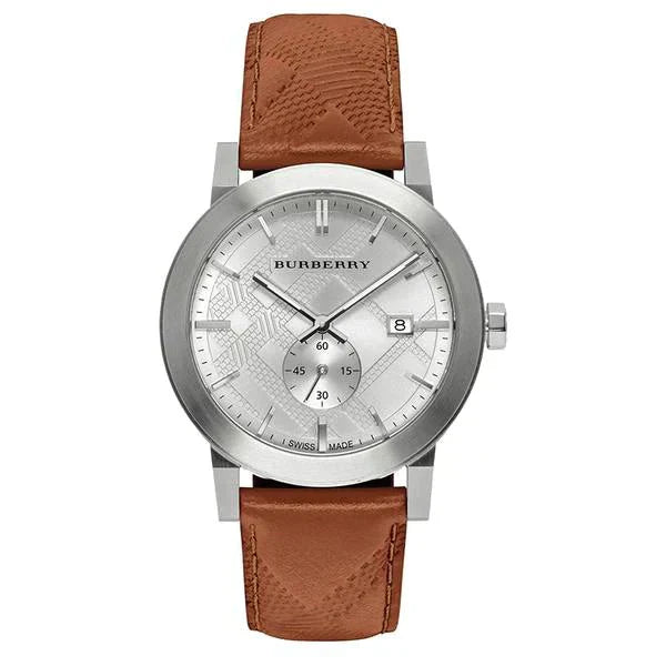 Burberry Men's The City Silver Brown 40mm Watch