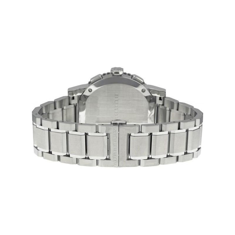 Burberry Men's Silver Chronograph 42mm Watch