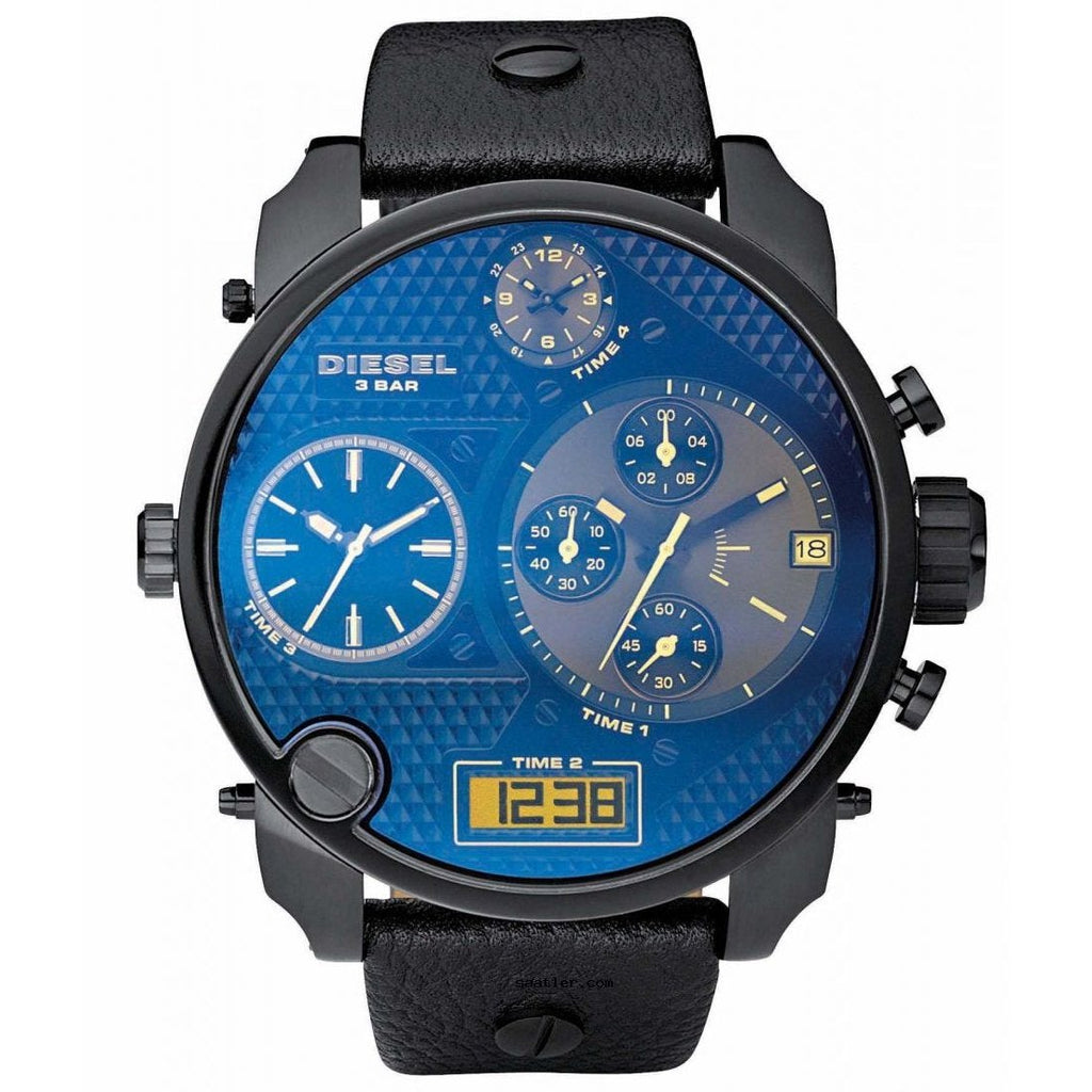 Diesel Men's Big Daddy Black Chronograph Watch