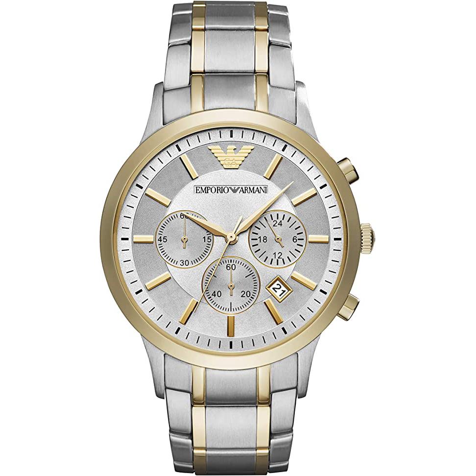 Emporio Armani Men's Two-Tone Chronograph Watch