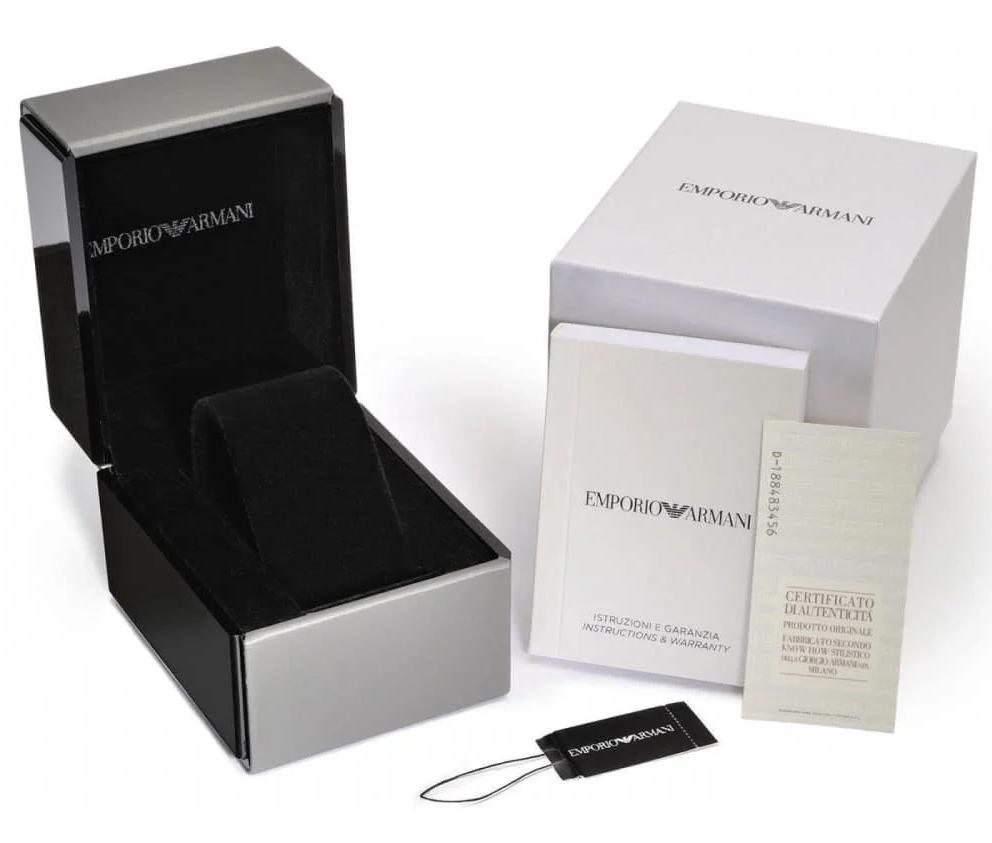 Emporio Armani Men's Aviator Silver Watch