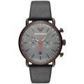 Emporio Armani Men's Aviator Black Watch
