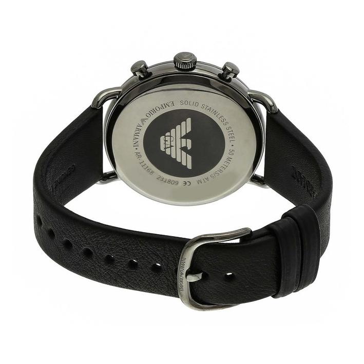 Emporio Armani Men's Aviator Black Watch