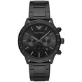 Emporio Armani Men's Chronograph Sport Mario Black Watch