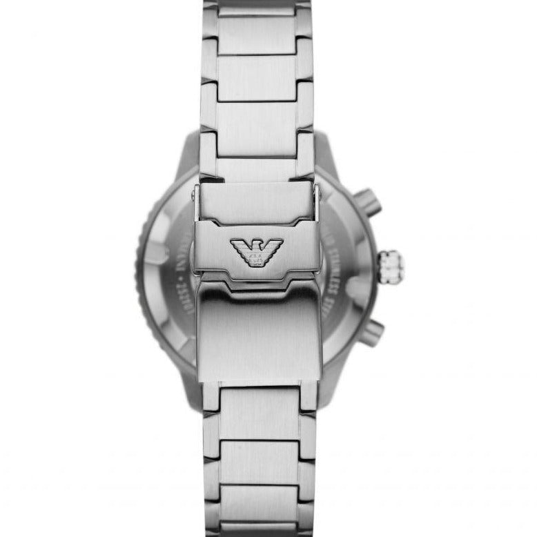 Emporio Armani Men's Diver Chronograph Steel Watch