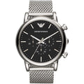 Emporio Armani Men's Luigi Chronograph Mesh Watch
