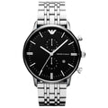 Emporio Armani Men's Silver Chronograph Watch
