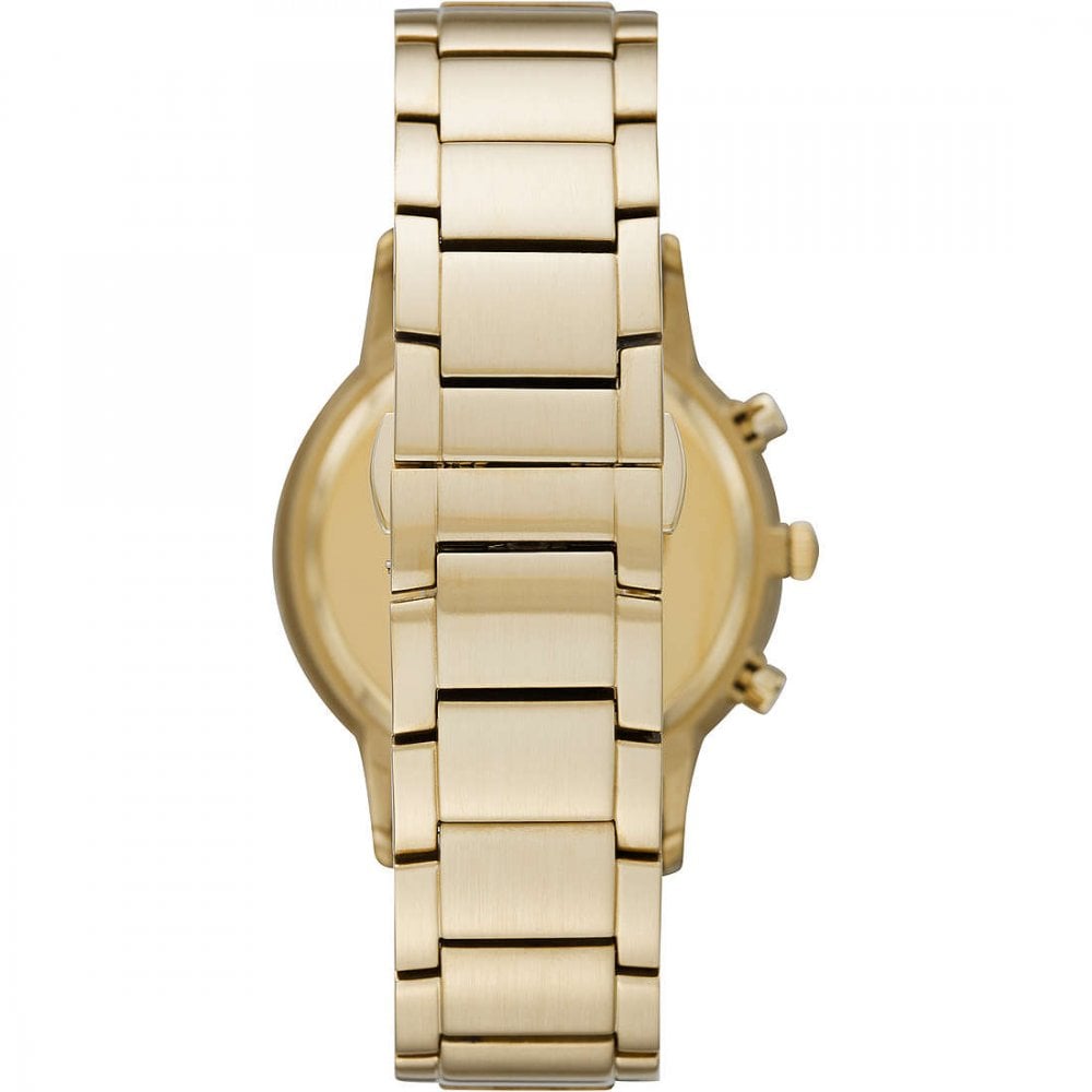Emporio Armani Men's Chronograph Watch Renato Gold