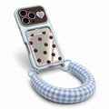 Polka Pocket Mirror Case for iPhone