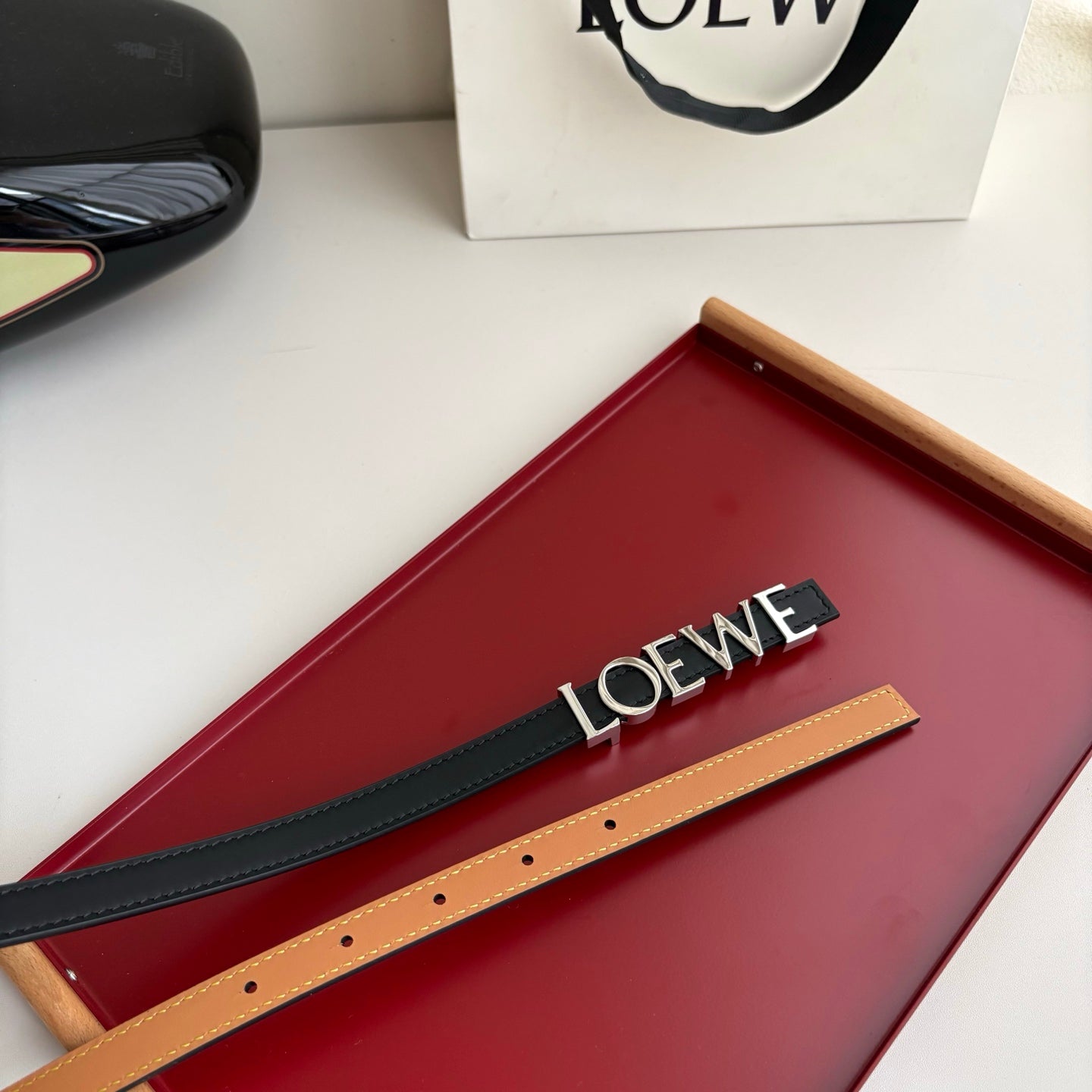 Luxury Women’s Leather Belt Anagram Buckle Classic Dress Waist Belt for Jeans Trousers Coat Casual Formal