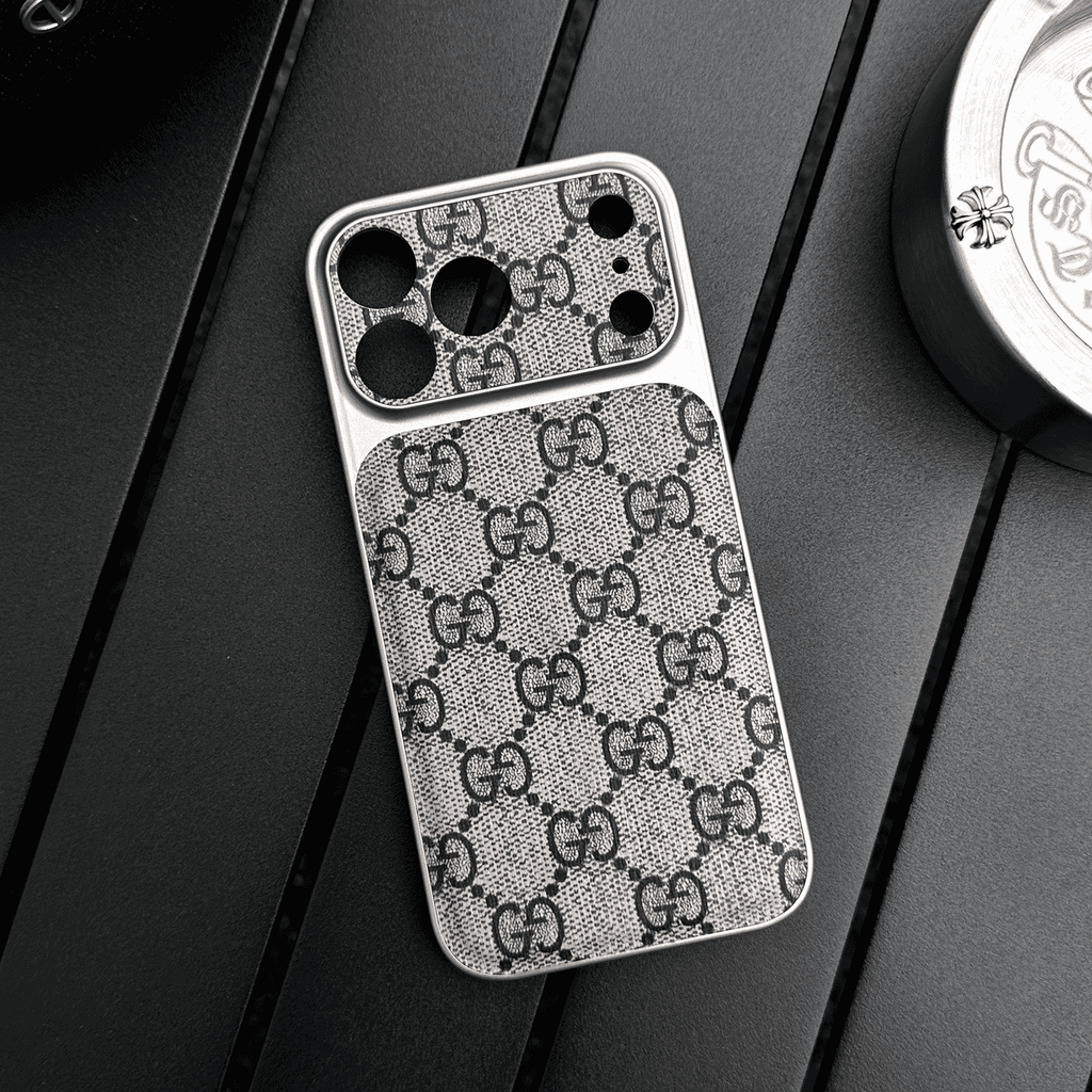 Luxury Pattern Leather Phone Case With Shockproof Edges