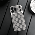 Luxury Pattern Leather Phone Case With Shockproof Edges