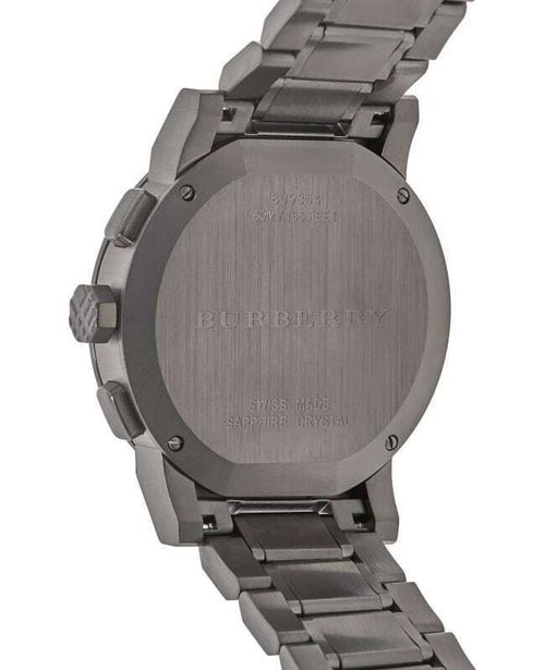 Burberry Men's Chronograph The City Black PVD 42mm Watch