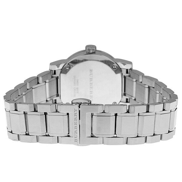 Burberry Ladies The City Check Diamonds Pink 26mm Watch