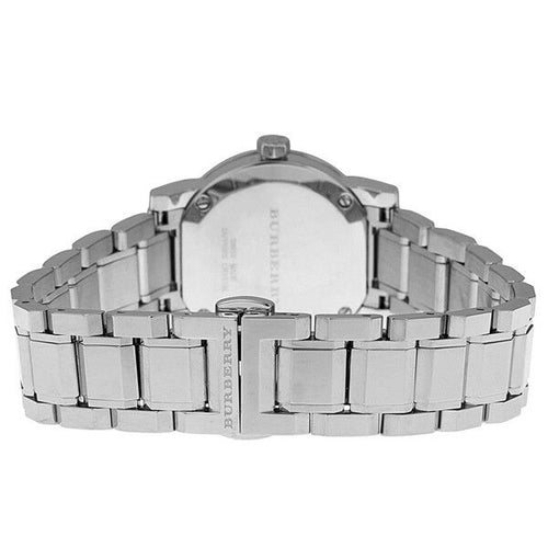 Burberry Ladies The City Check Diamonds Pink 26mm Watch