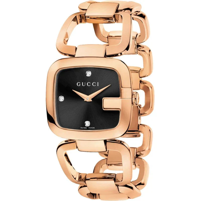 Gcci Ladies G-Gucci Rose Gold Watch